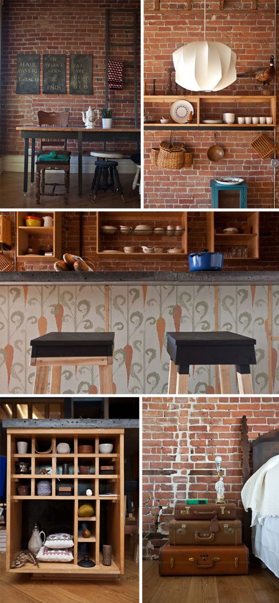 veranda bois et briquettes