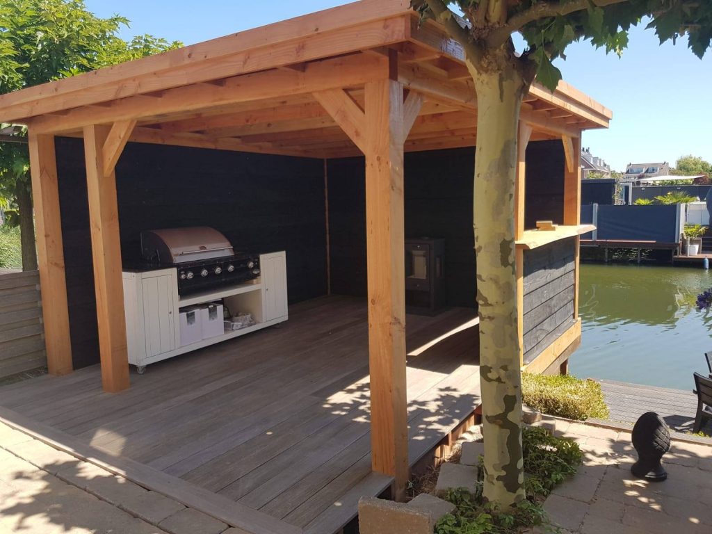 luxe veranda tuin