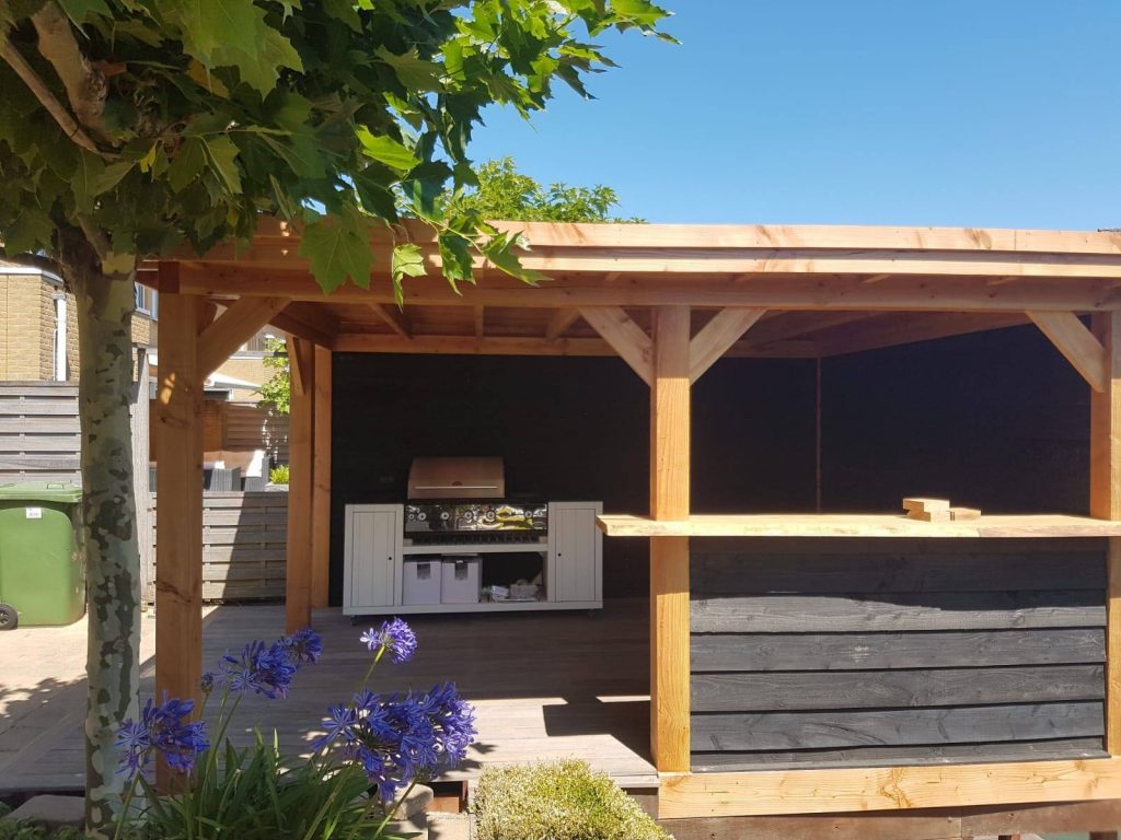 luxe veranda tuin