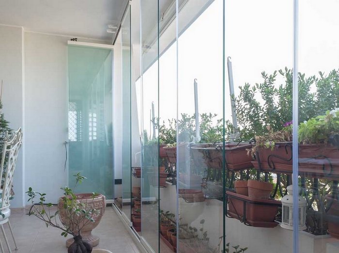 veranda pour fermer un balcon