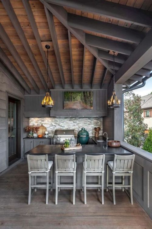veranda sur jardin