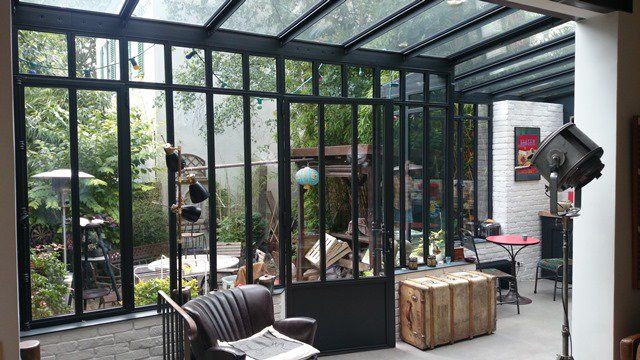 veranda design industriel