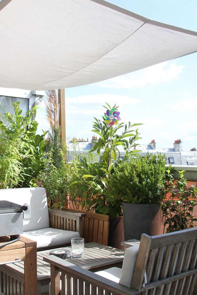veranda rideau appartement