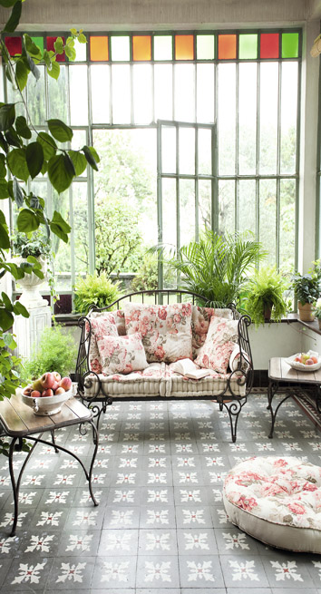comment amenager une petite veranda
