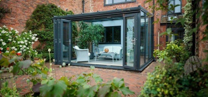 veranda petit jardin