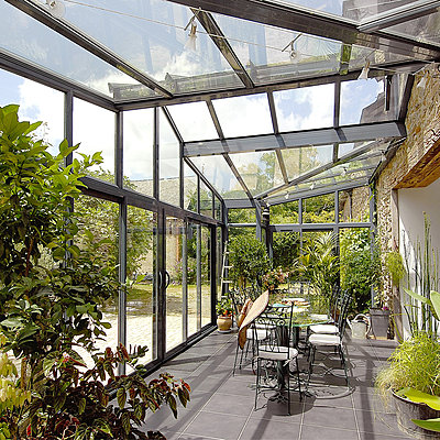veranda bioclimatique plan