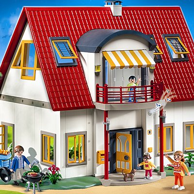 veranda pour villa moderne playmobil