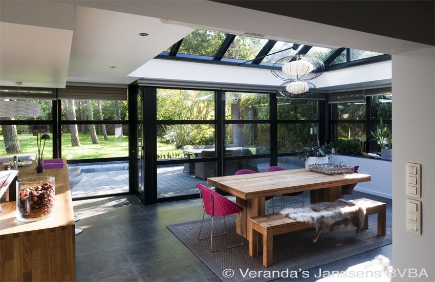 moderne veranda bouwen