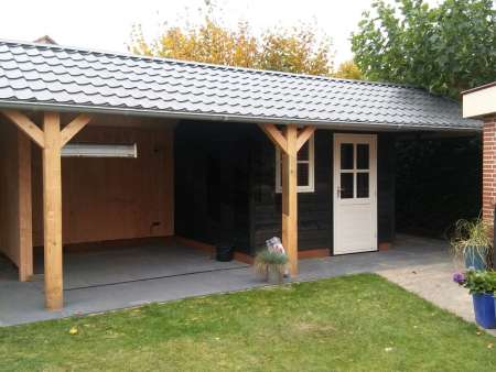 tuinhuis veranda garage