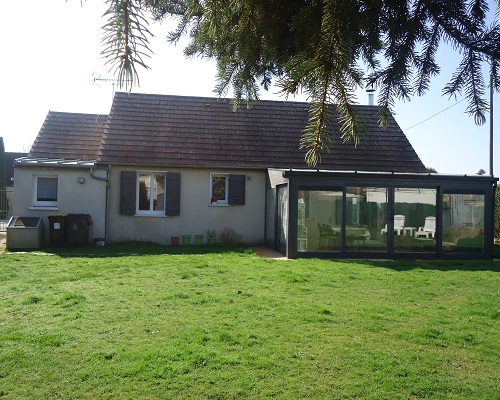 veranda sur maison plain pied