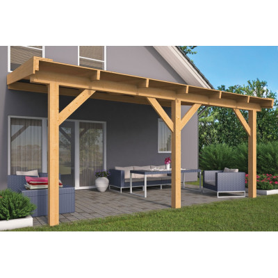 veranda achter garage
