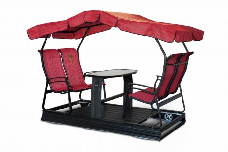 veranda jardin glider