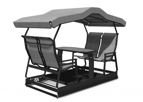 veranda jardin glider