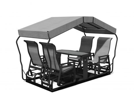 veranda jardin glider