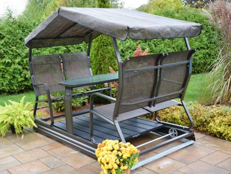 veranda jardin glider