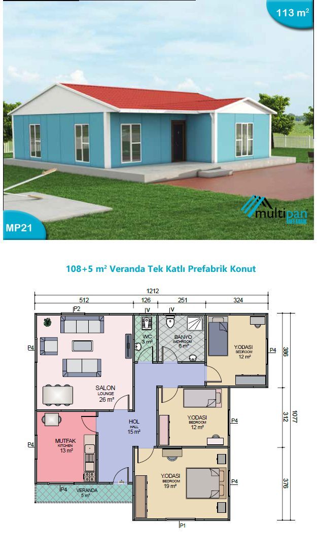 veranda 13 m2