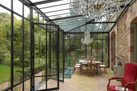veranda ferronnerie d'antan