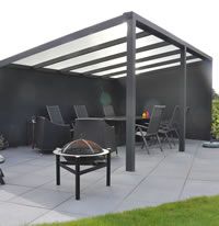 veranda en kit aluminium