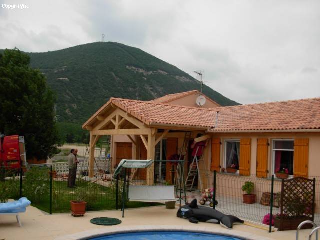 veranda bois drome