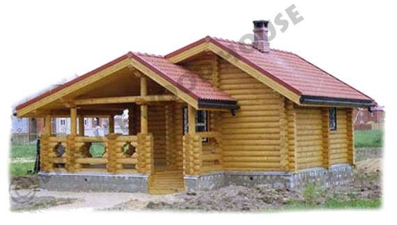 veranda bois pour chalet