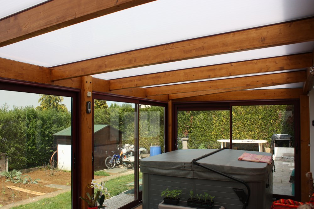 fermeture veranda bois