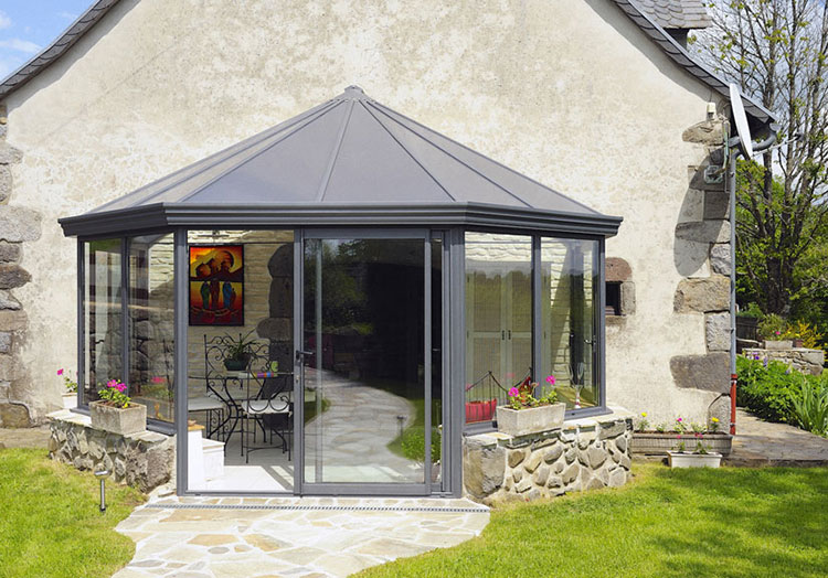veranda aluminium victorienne