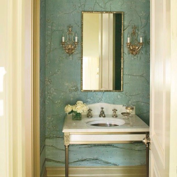 veranda magazine powder rooms
