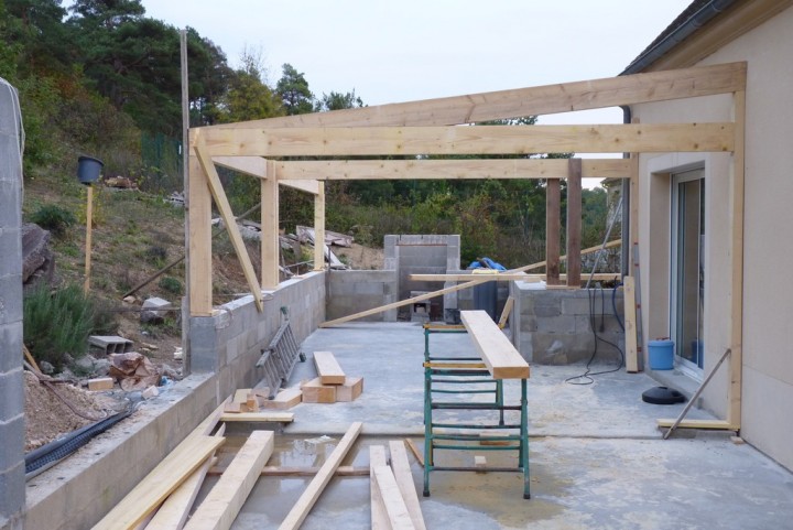construire une veranda en beton