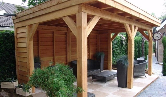 betonpoer veranda