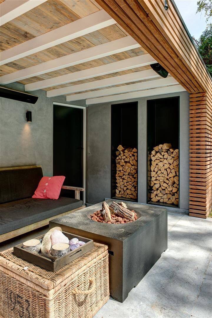 beton onder veranda