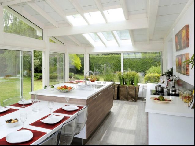 cuisine ouverte veranda