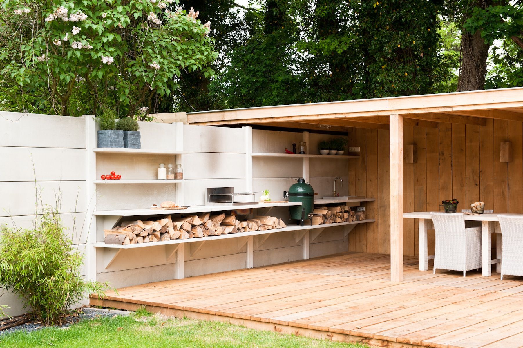 beton onder veranda