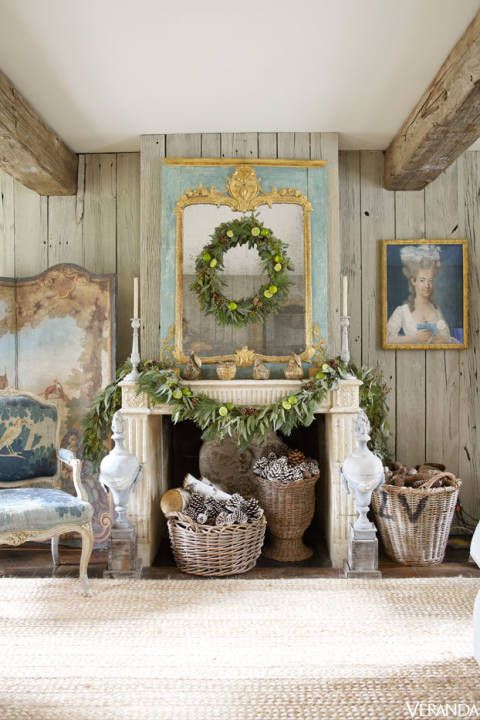 veranda magazine holiday decorating