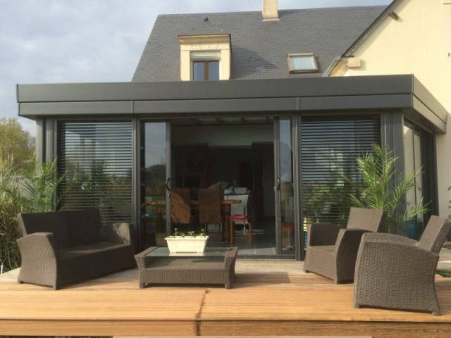 fenetre veranda rideau