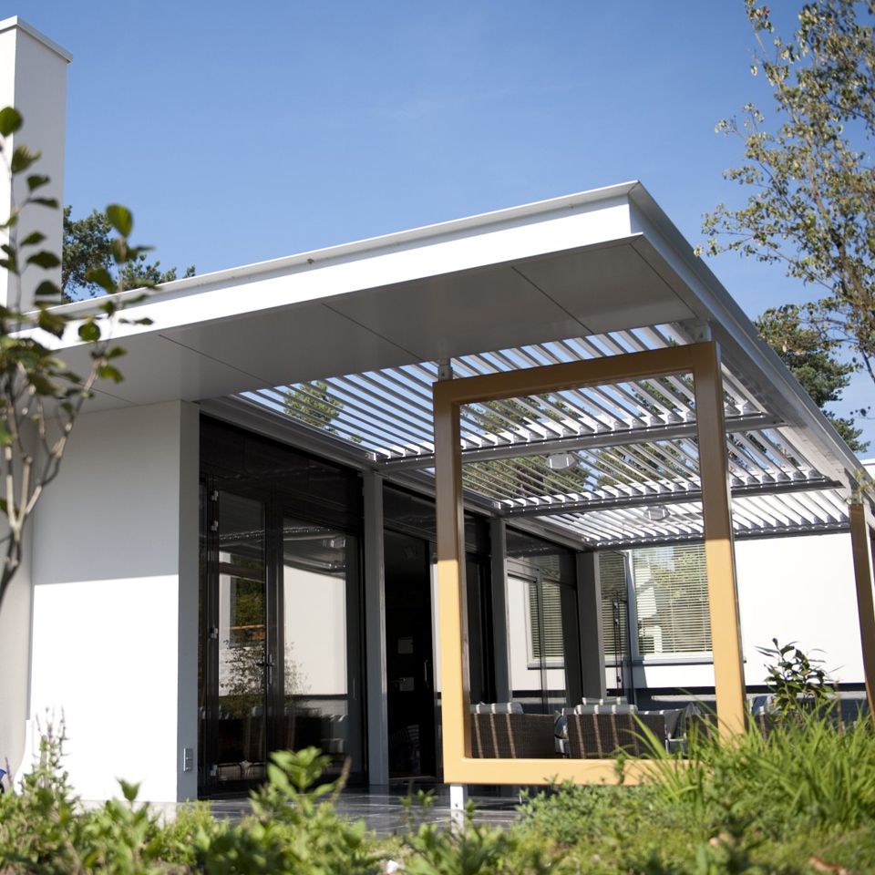 moderne veranda staal