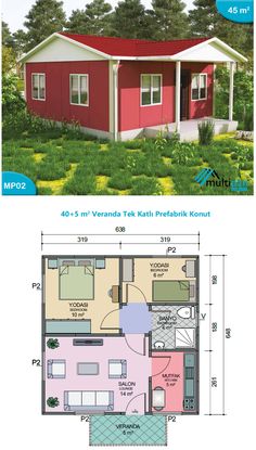 veranda 40m2 en kit