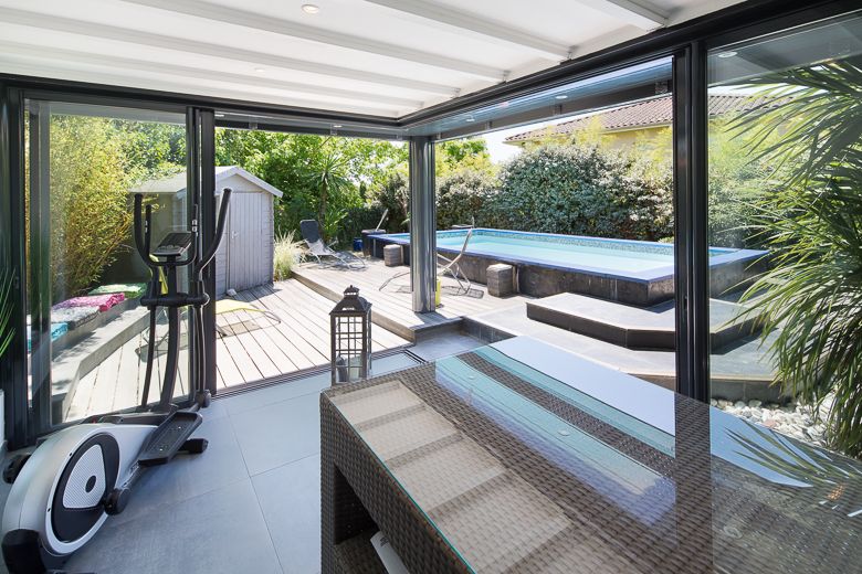 modele de veranda d'angle