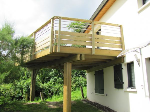vente veranda terrasse suspendue