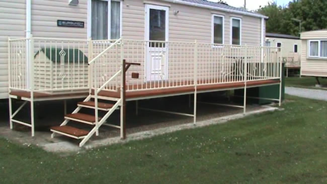 metal veranda for caravan