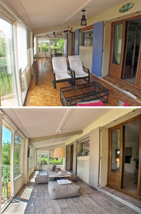 veranda pvc imitation bois