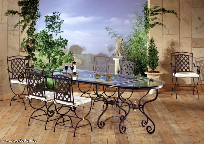 meubles veranda fer forge