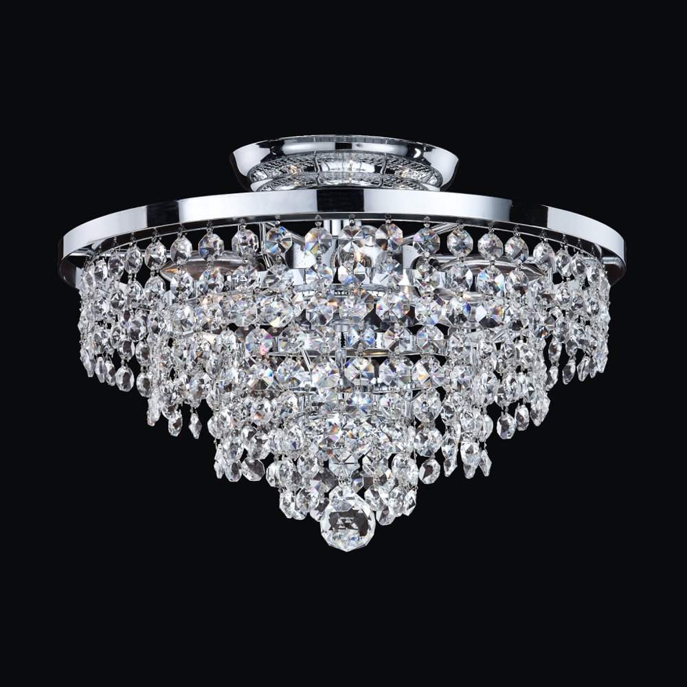 veranda 3 light ceiling silver pearl