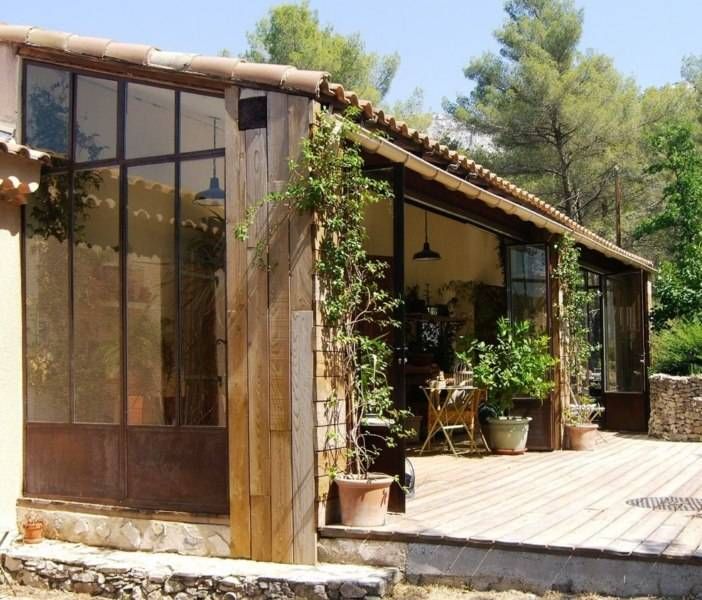 fermeture veranda bois