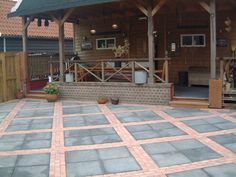 betontegel veranda
