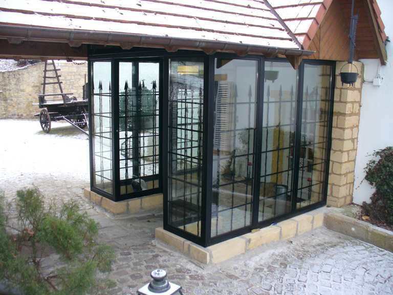 veranda en metal