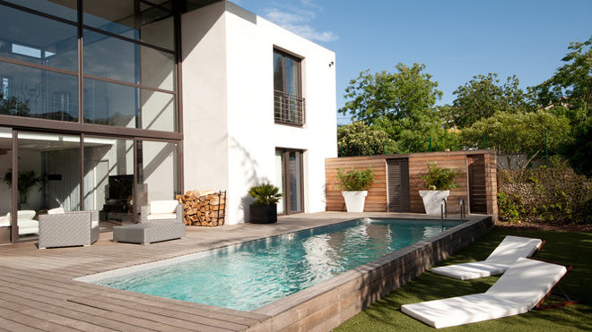 veranda bord piscine