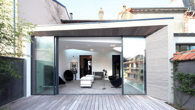 extension veranda contemporaine