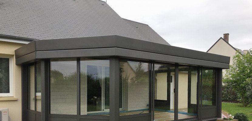 veranda terrasse maison