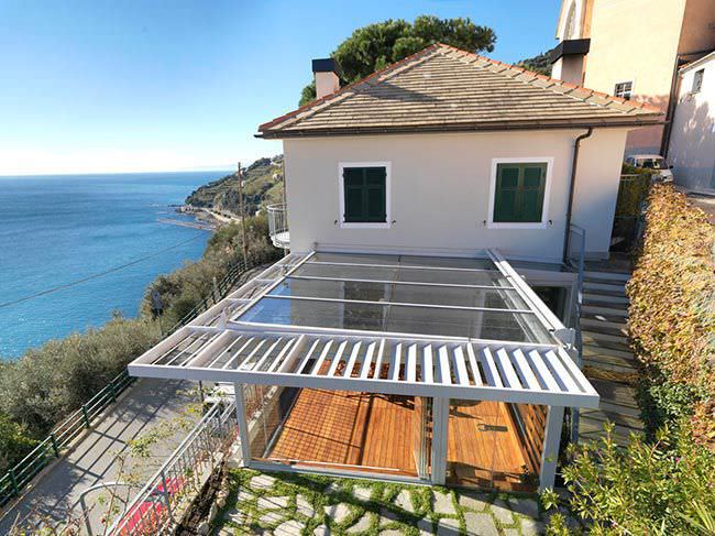 veranda en acier galvanisÃ©