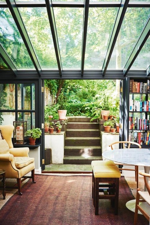 veranda au jardin